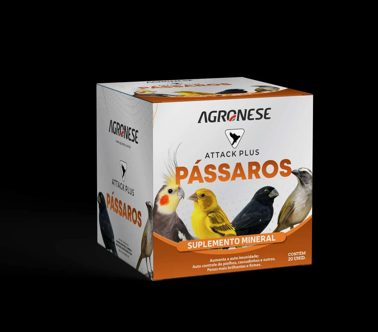 Suplemento Attack Plus Aves e Pássaros 20g