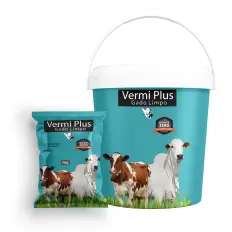 Vermi Plus Gado Limpo - Balde com 30 unidades de 500gr
