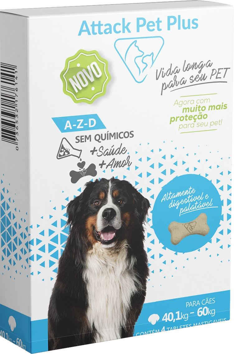Suplemento Cães Grandes Attack Pet Plus