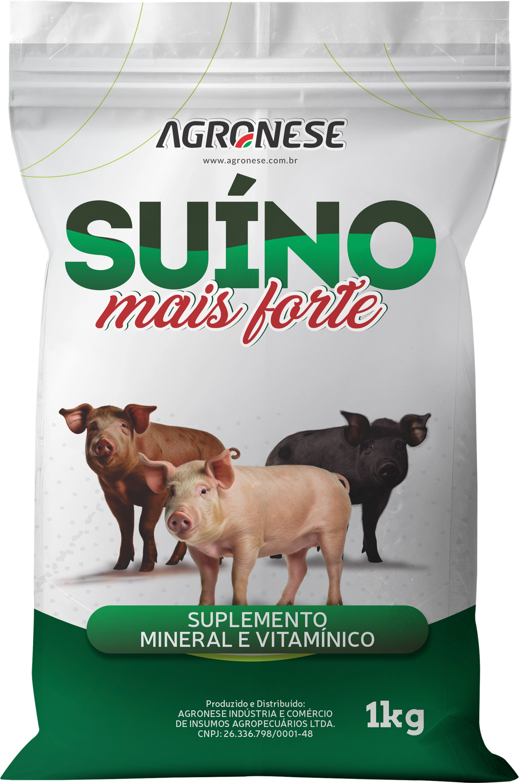 Suplemento animal - Suínos + Forte - 1 kg