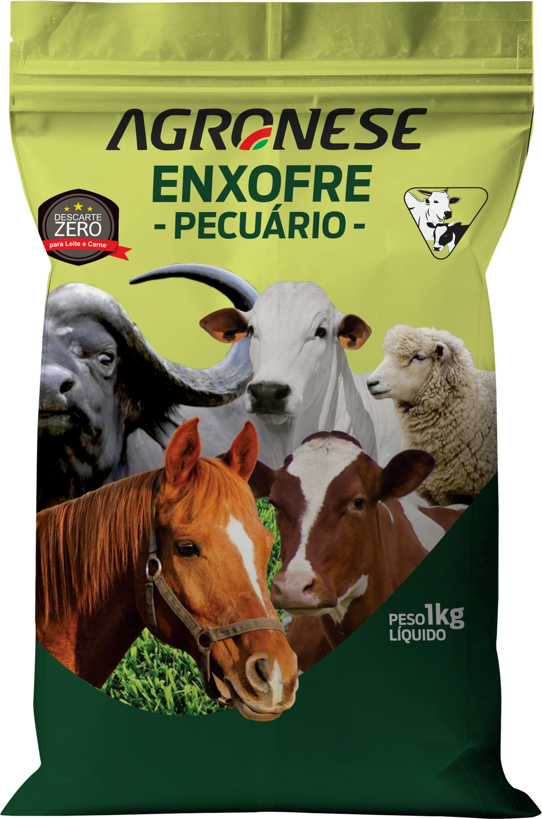 Suplemento Mineral - Enxofre Pecuário Gado Limpo - 1kg