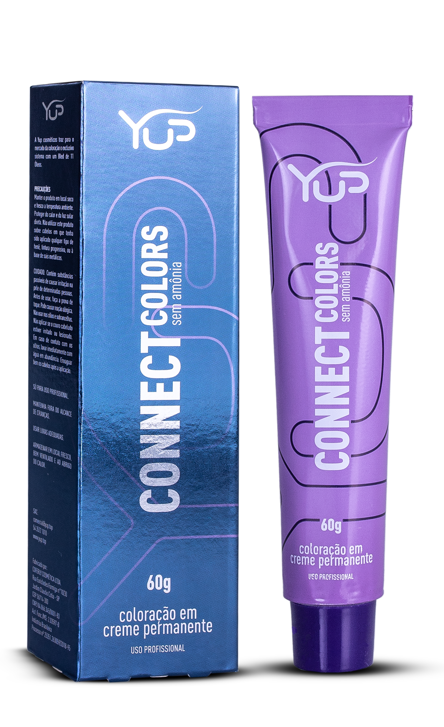 Coloração 7.0 Louro Médio 60g - Connect Colors